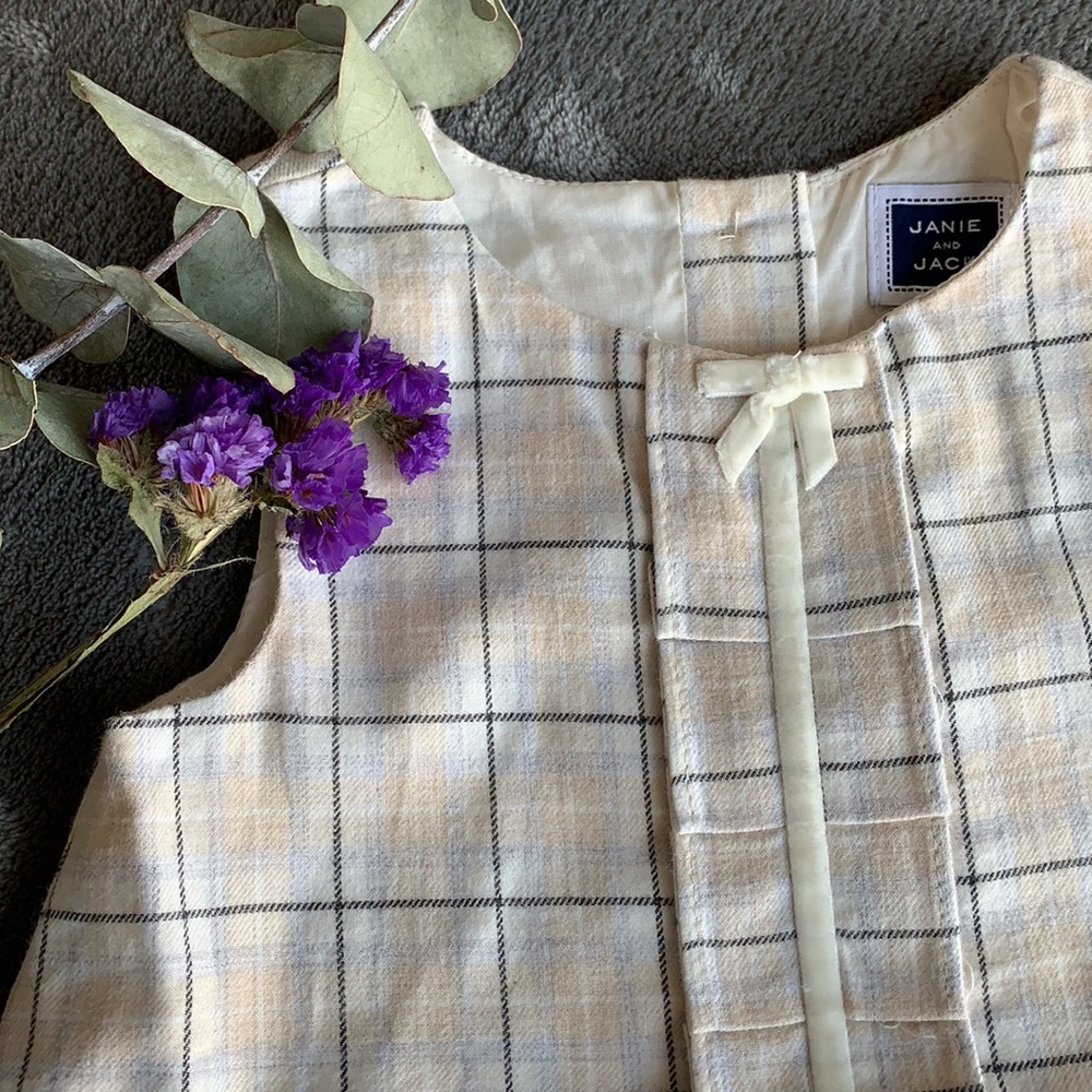 Janie & Jack plaid tunic